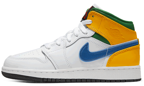 Air Jordan 1 Mid Gs Three Peat White Court Purple 554725 128 New Release Date (1) - www.newkick.org