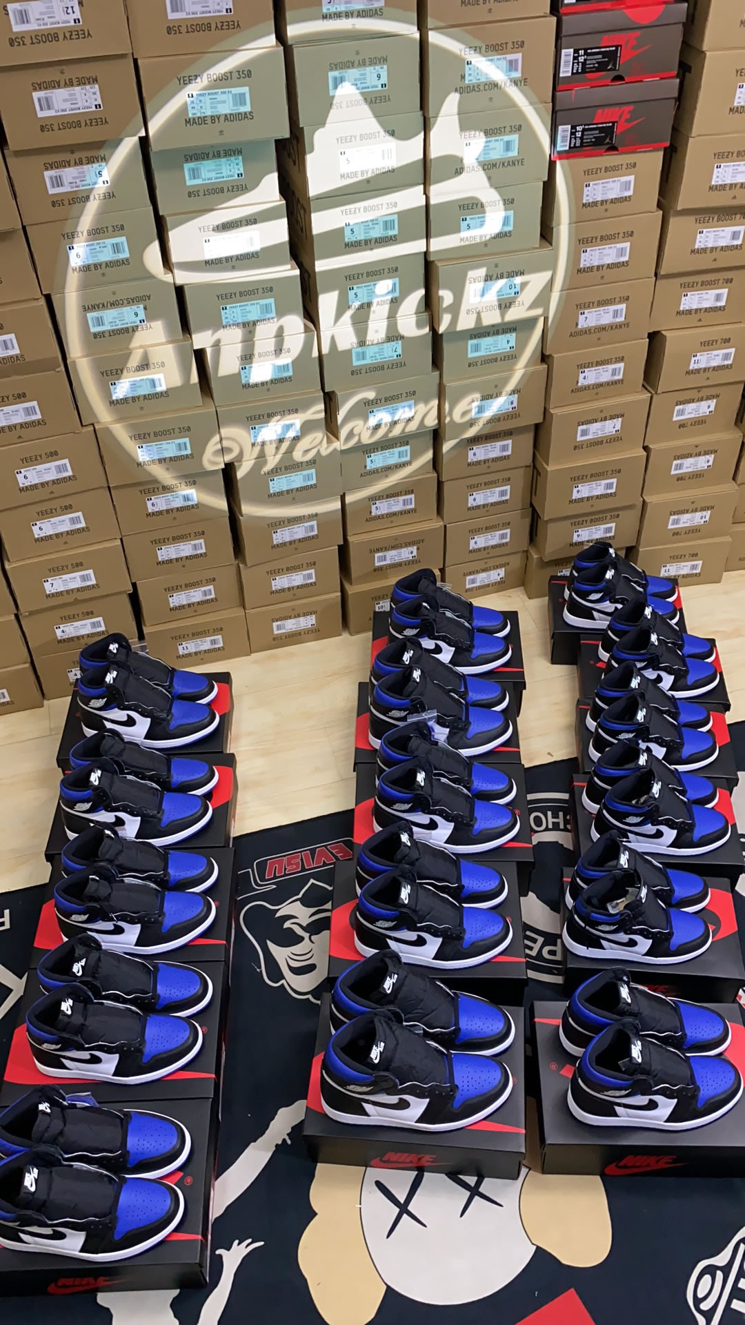 2020 Air Jordan 1 Retro High Og Royal Toe Royal Blue 555088 041 (2) - www.newkick.org
