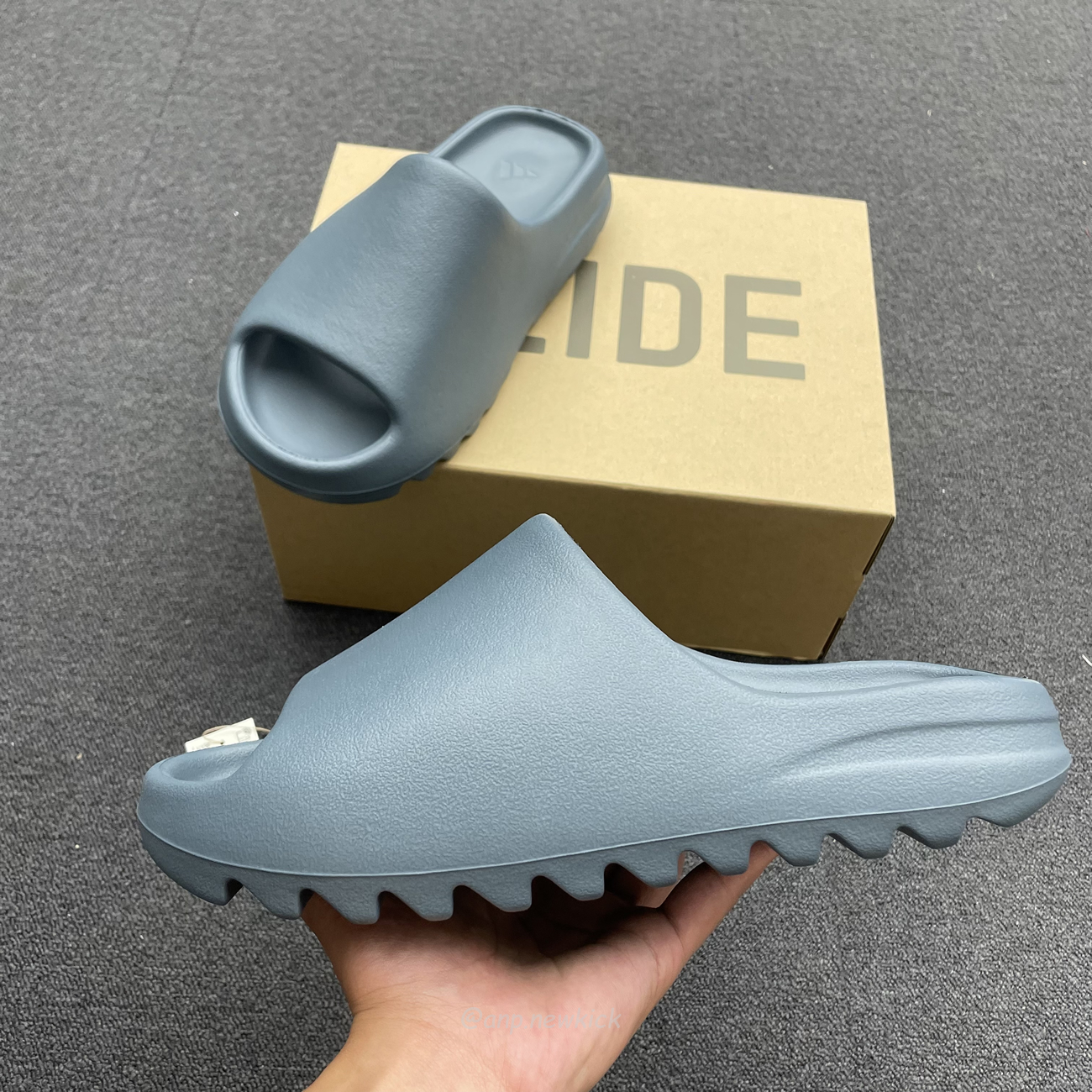 Adidas Yeezy Slide Slate Marine Id2349 (5) - www.newkick.org Adidas Yeezy Slide Slate Marine Id2349 (5) - www.newkick.org