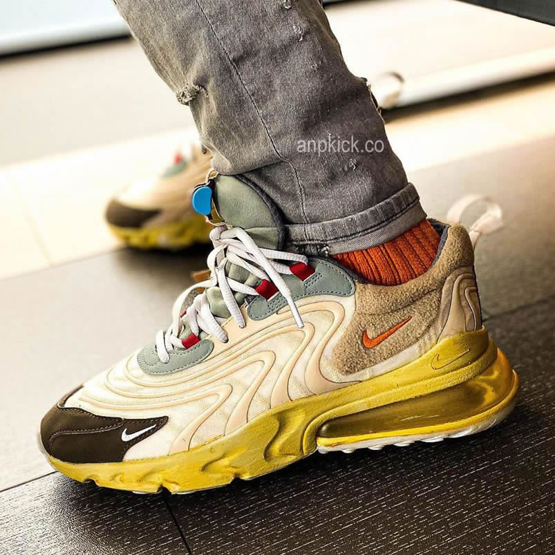Nike Air Max 270 React Travis Scott Cactus Trails On Feet Ct2864 200 (4) - www.newkick.org Nike Air Max 270 React Travis Scott Cactus Trails On Feet Ct2864 200 (4) - www.newkick.org
