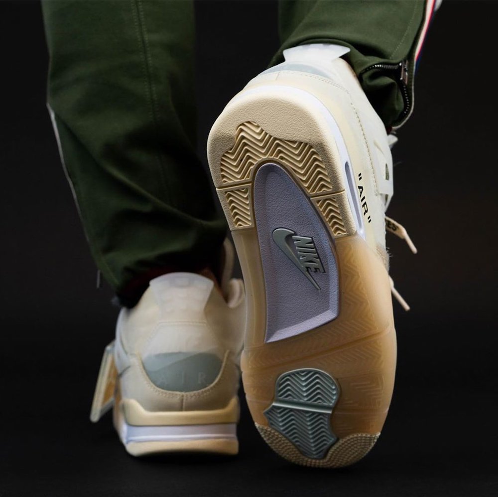 Off White Air Jordan 4 Sail Cv9388 100 Mens Wmns On Feet (10) - www.newkick.org Off White Air Jordan 4 Sail Cv9388 100 Mens Wmns On Feet (10) - www.newkick.org