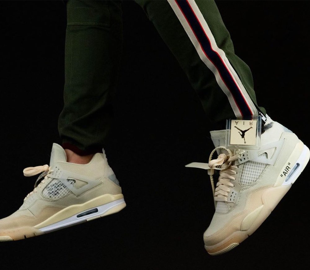 Off White Air Jordan 4 Sail Cv9388 100 Mens Wmns On Feet (5) - www.newkick.org Off White Air Jordan 4 Sail Cv9388 100 Mens Wmns On Feet (5) - www.newkick.org