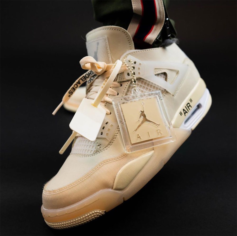 Off White Air Jordan 4 Sail Cv9388 100 Mens Wmns On Feet (6) - www.newkick.org Off White Air Jordan 4 Sail Cv9388 100 Mens Wmns On Feet (6) - www.newkick.org