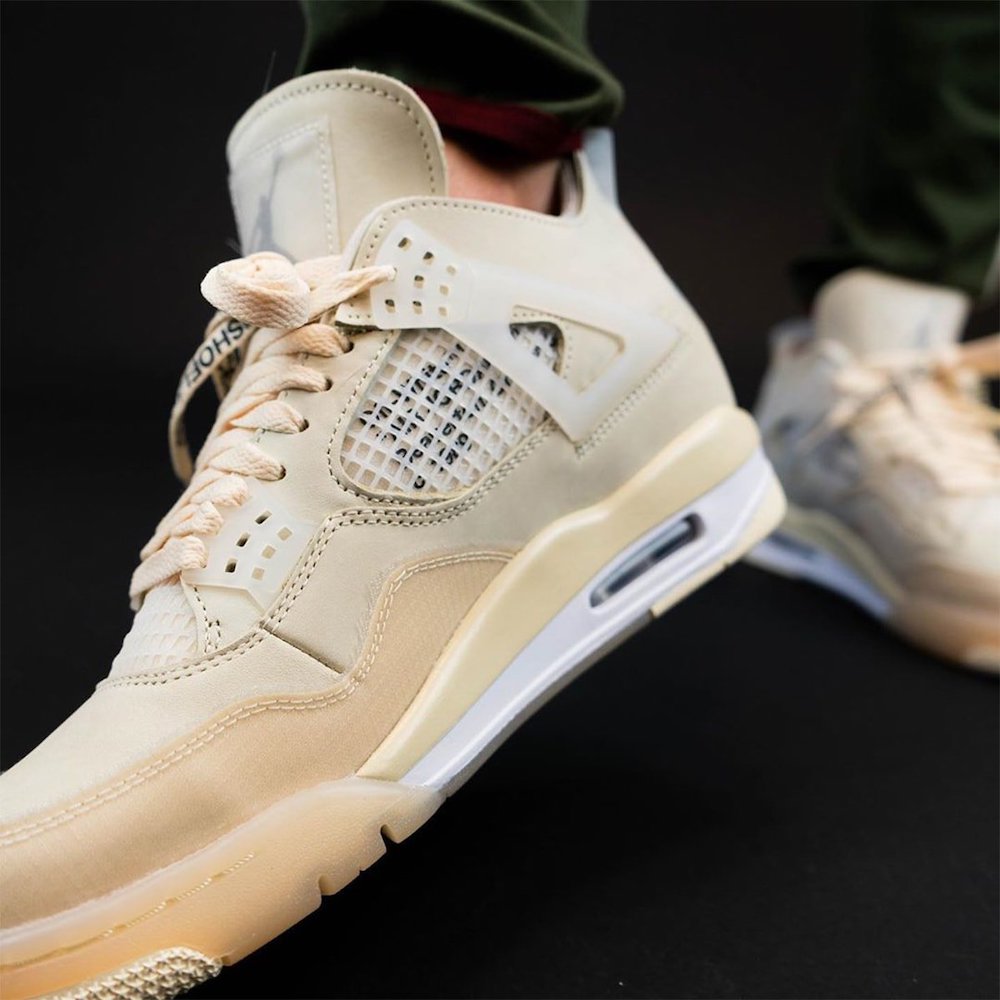 Off White Air Jordan 4 Sail Cv9388 100 Mens Wmns On Feet (8) - www.newkick.org Off White Air Jordan 4 Sail Cv9388 100 Mens Wmns On Feet (8) - www.newkick.org