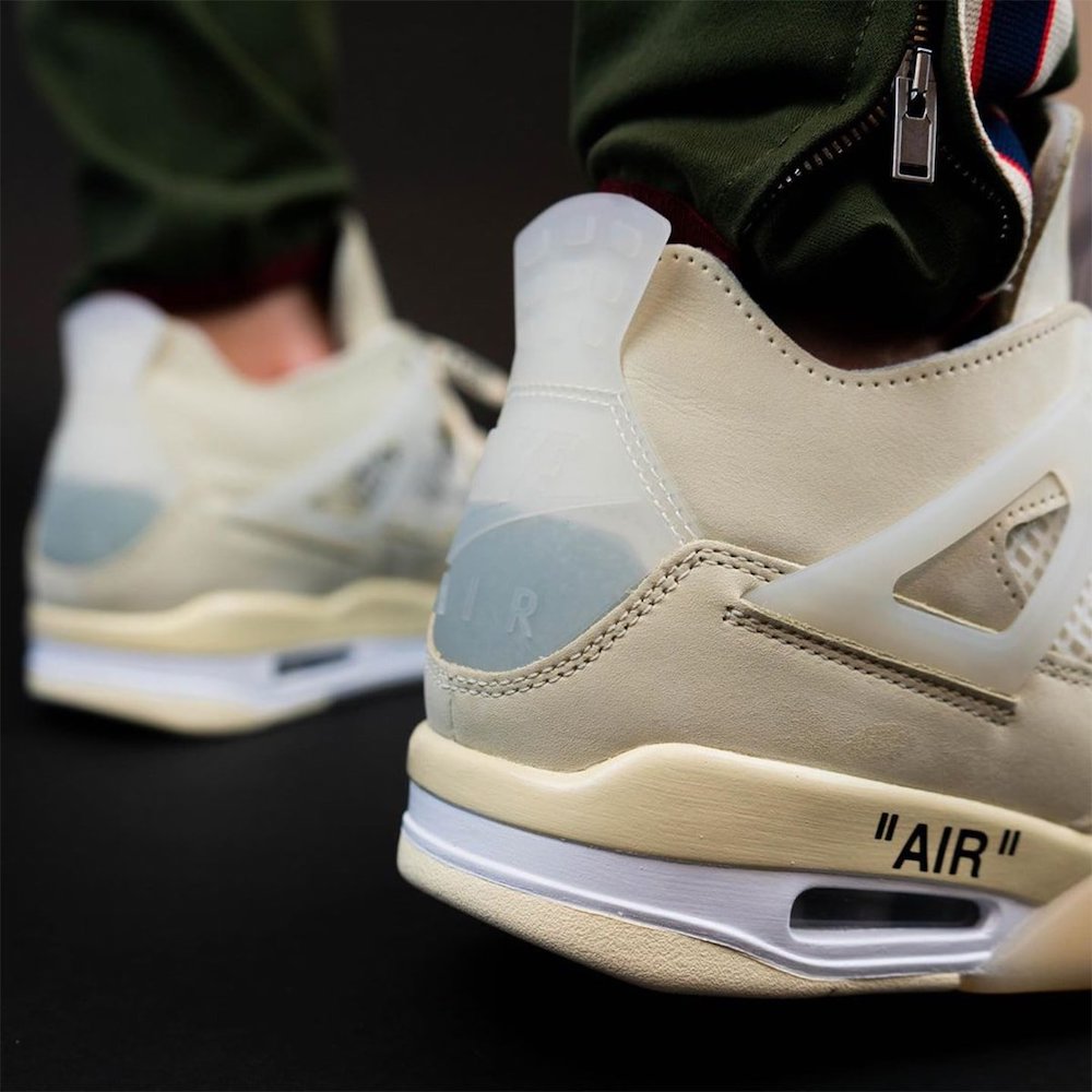 Off White Air Jordan 4 Sail Cv9388 100 Mens Wmns On Feet (9) - www.newkick.org Off White Air Jordan 4 Sail Cv9388 100 Mens Wmns On Feet (9) - www.newkick.org