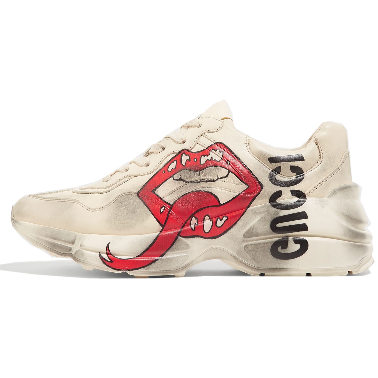 Gucci Rhyton Logo Print Leather Sneakers 1102221 (1) - www.newkick.org Gucci Rhyton Logo Print Leather Sneakers 1102221 (1) - www.newkick.org