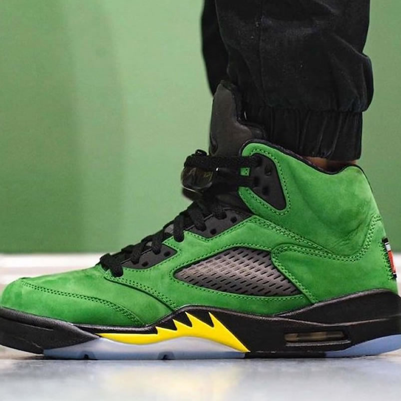 Air Jordan 5 Oregon Ducks Elevate 2020 On Feet Ck6631 307 (5) - www.newkick.org Air Jordan 5 Oregon Ducks Elevate 2020 On Feet Ck6631 307 (5) - www.newkick.org