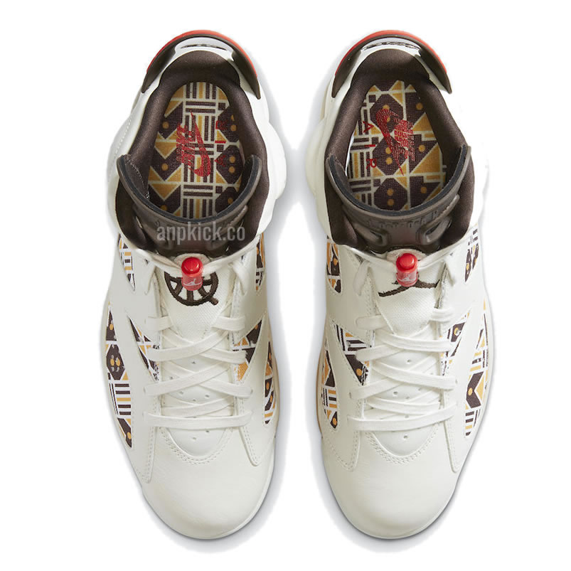 Air Jordan 6 Retro Quai 54 2020 Sail Baroque Brown Cz4152 100 (4) - www.newkick.org