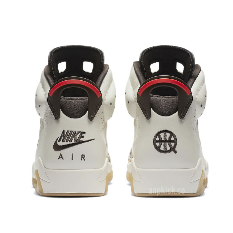 Air Jordan 6 Retro Quai 54 2020 Sail Baroque Brown Cz4152 100 (5) - www.newkick.org