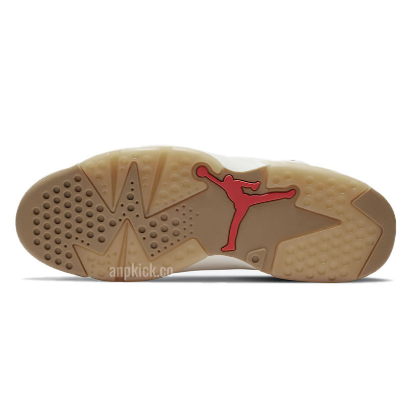 Air Jordan 6 Retro Quai 54 2020 Sail Baroque Brown Cz4152 100 (6) - www.newkick.org