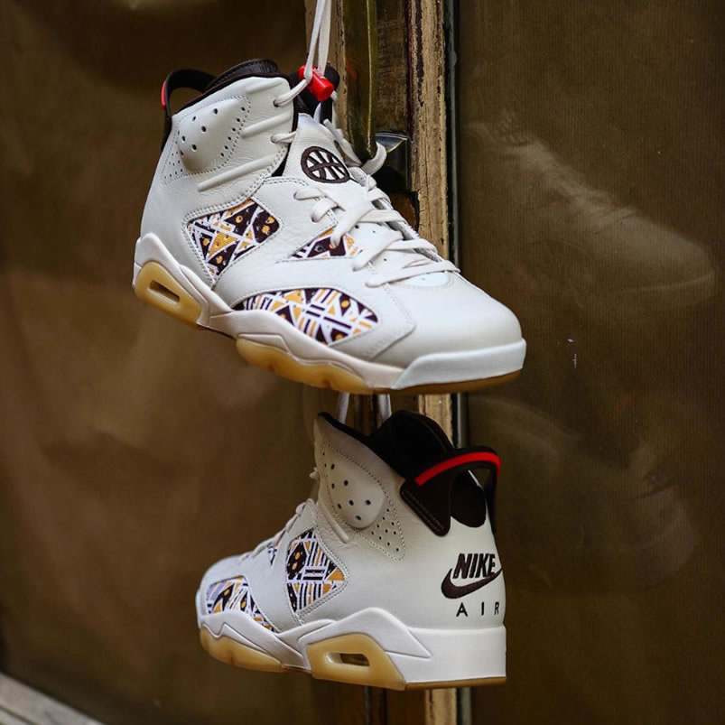 Air Jordan 6 Retro Quai 54 2020 Sail Baroque Brown Cz4152 100 (7) - www.newkick.org