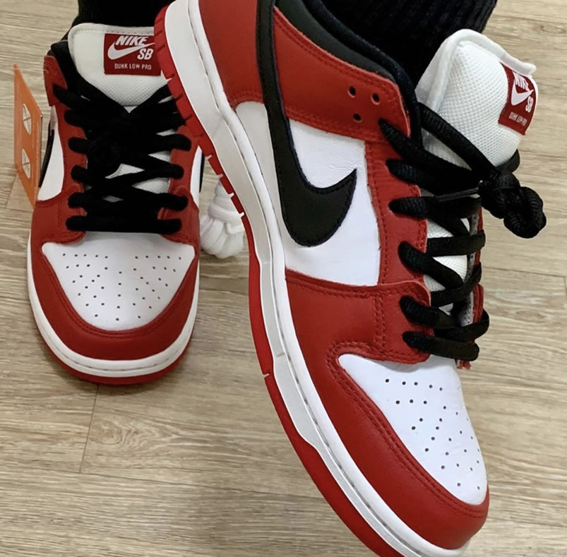 Nike Sb Dunk Low Pro Chicago Varsity Red Release Date On Feet Bq6817 600 (2) - www.newkick.org