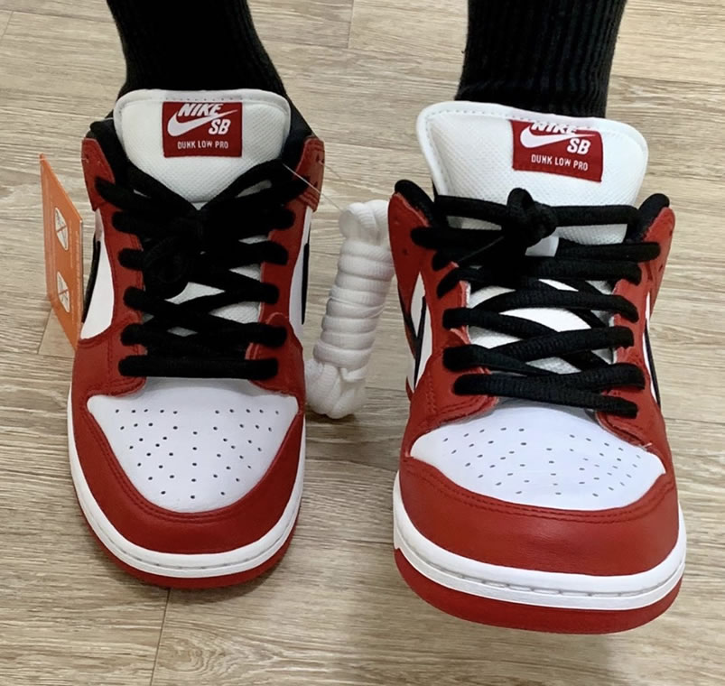 Nike Sb Dunk Low Pro Chicago Varsity Red Release Date On Feet Bq6817 600 (3) - www.newkick.org