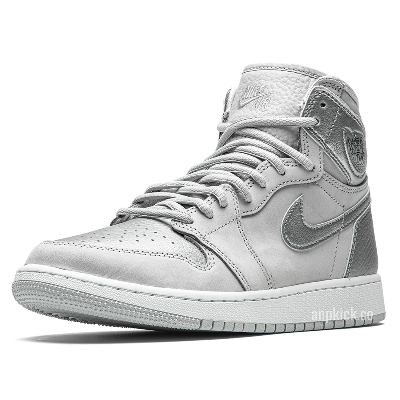 Air Jordan 1 Retro High Og Gs Co Jp Metallic Silver Neutral Grey 575441 029 (4) - www.newkick.org