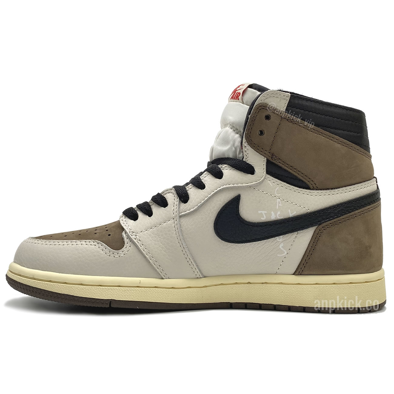 Travis Scott Air Jordan 1 Retro High Sample 2.0 Brown Cactus Jack Anpkick First Look (2) - www.newkick.org Travis Scott Air Jordan 1 Retro High Sample 2.0 Brown Cactus Jack Anpkick First Look (2) - www.newkick.org
