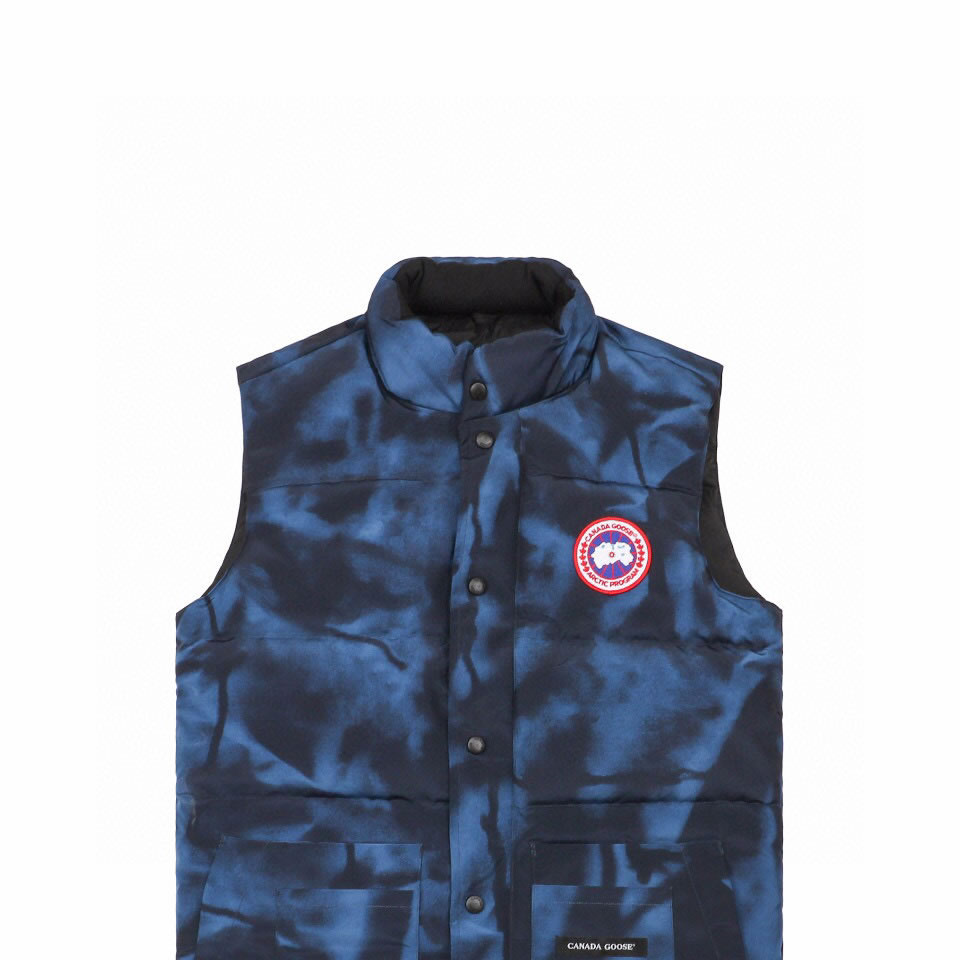 Canada Goose 4154m Freestyle Crew Vest Camouflage Blue (4) - www.newkick.org