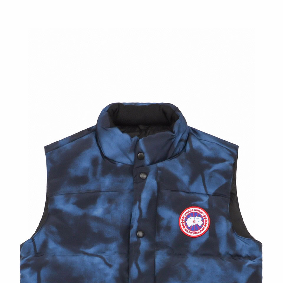 Canada Goose 4154m Freestyle Crew Vest Camouflage Blue (5) - www.newkick.org