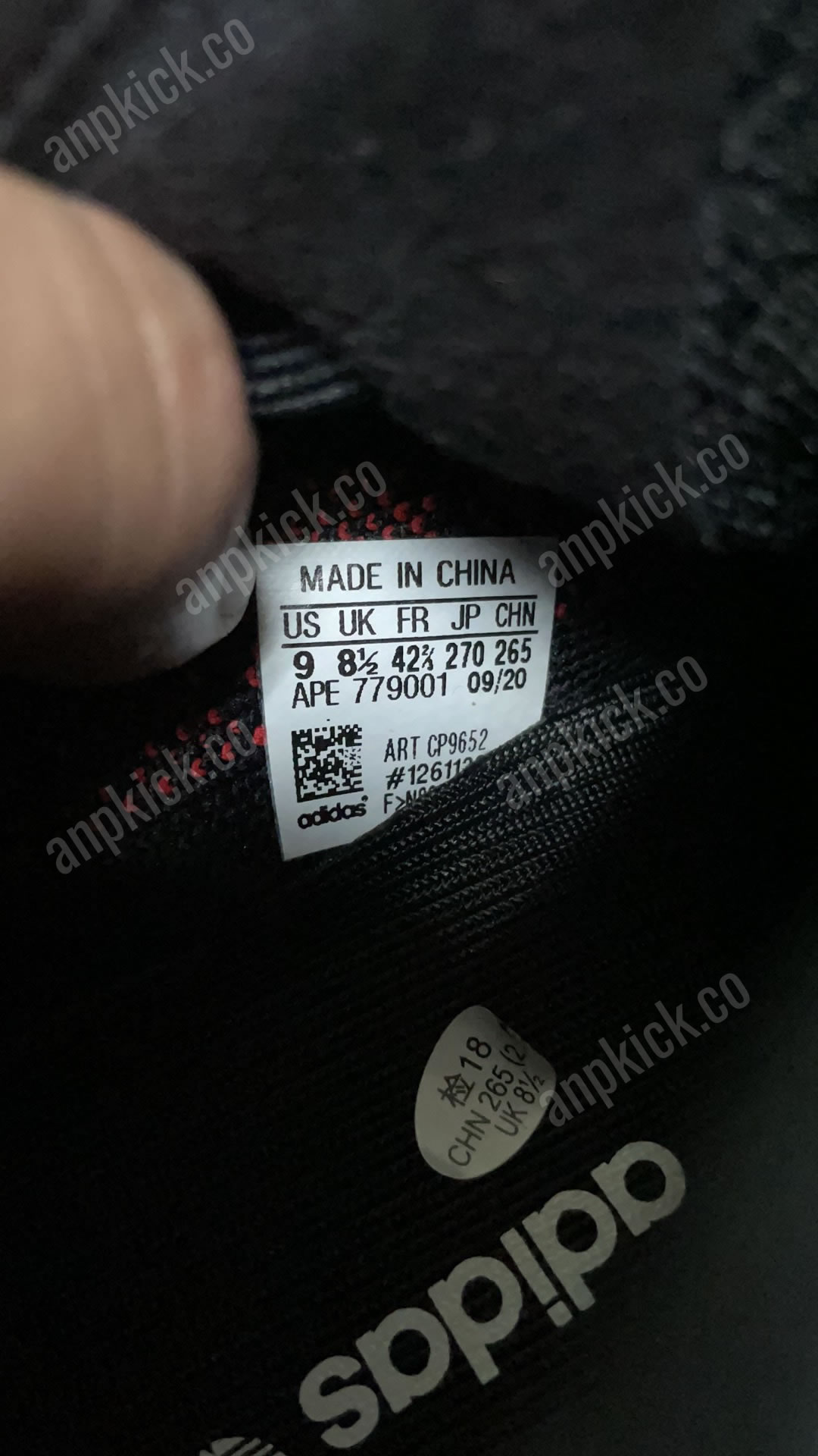 Yeezy Boost 350 V2 Bred Black Red 2020 Cp9652 (2) - www.newkick.org