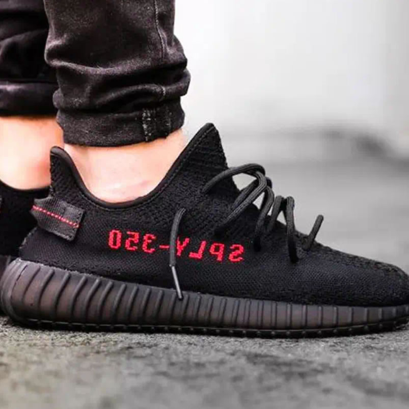 Yeezy Boost 350 V2 Bred Black Red 2020 On Feet Cp9652 (3) - www.newkick.org