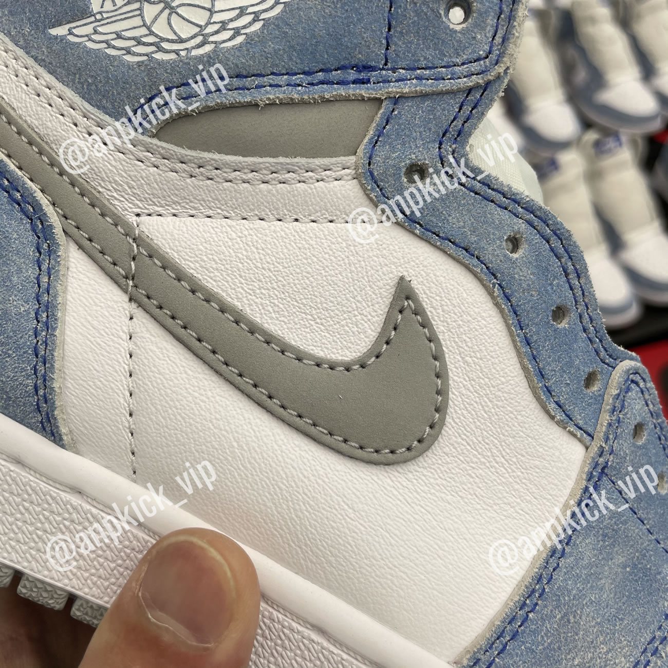 Air Jordan 1 Retro High Og Hyper Royal Anpkick Mens 555088 402 Gs 575441 402 (3) - www.newkick.org