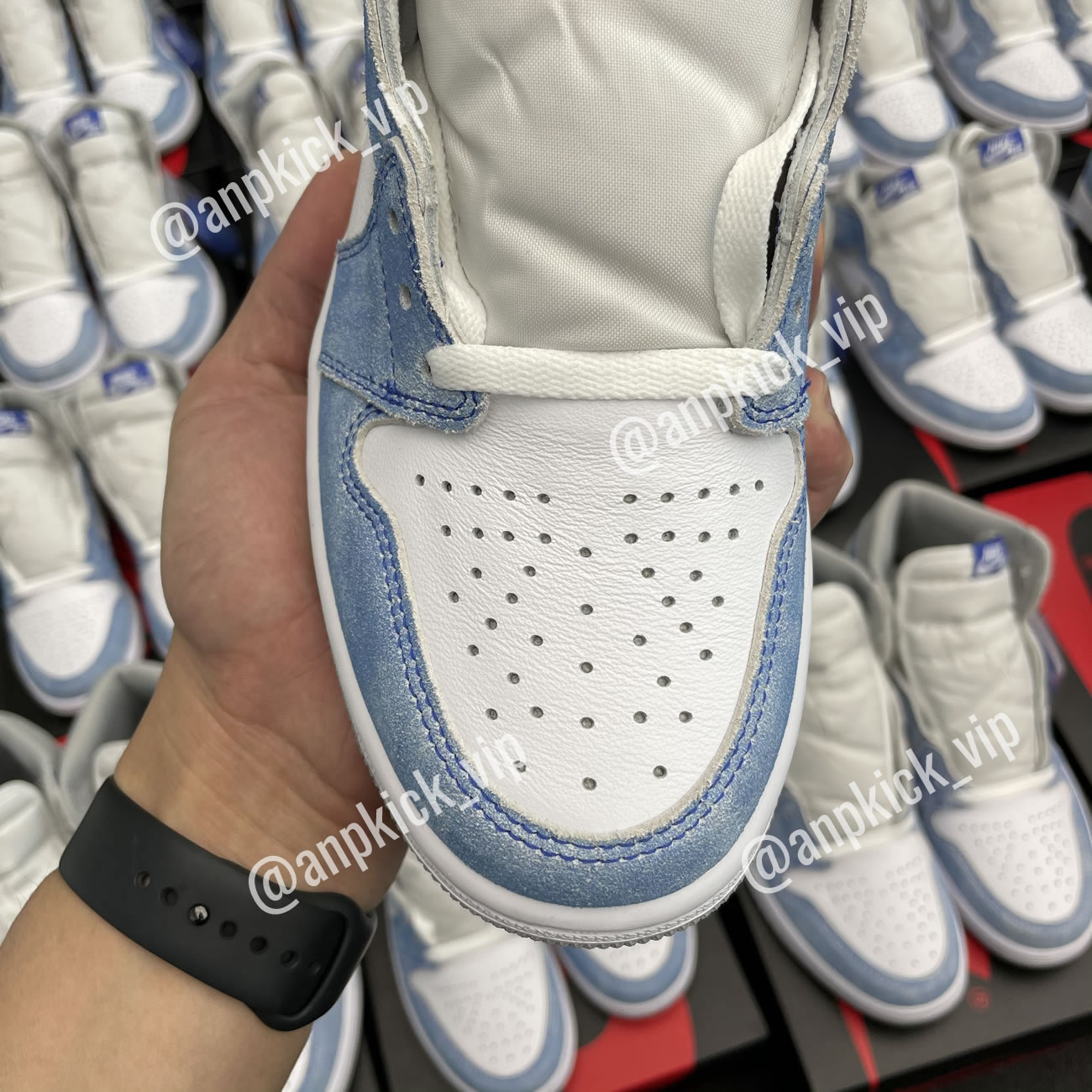 Air Jordan 1 Retro High Og Hyper Royal Anpkick Mens 555088 402 Gs 575441 402 (4) - www.newkick.org