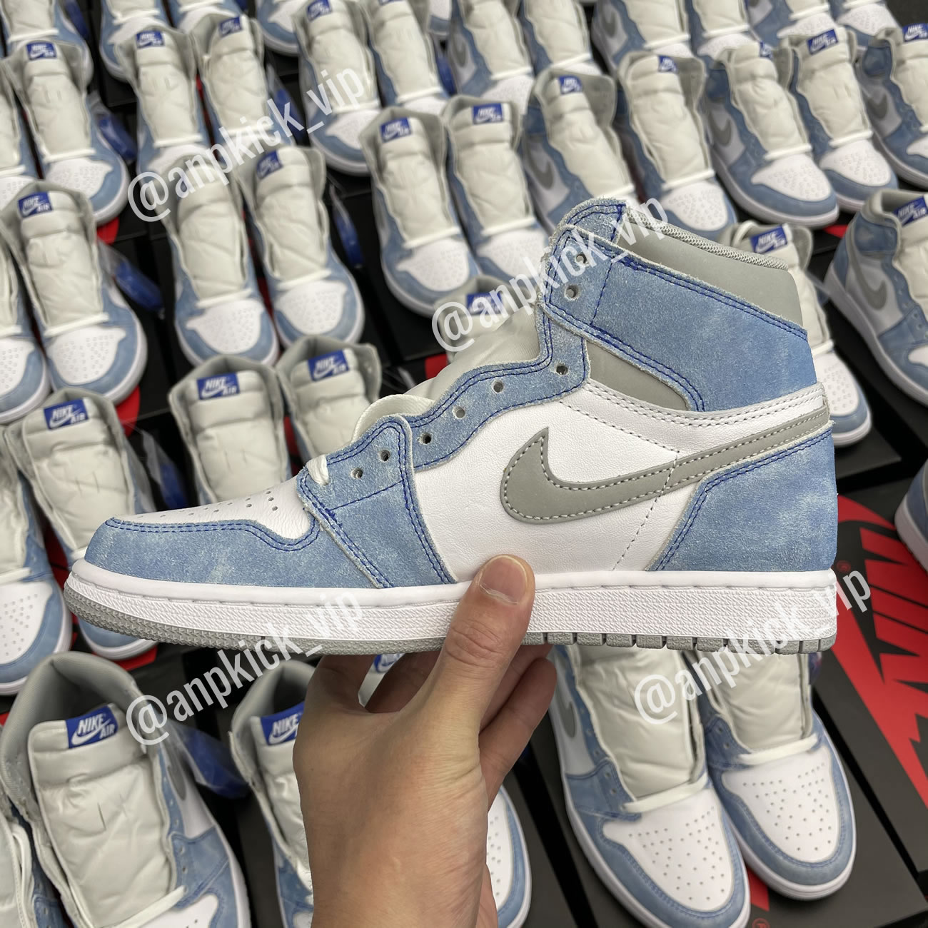 Air Jordan 1 Retro High Og Hyper Royal Anpkick Mens 555088 402 Gs 575441 402 (5) - www.newkick.org
