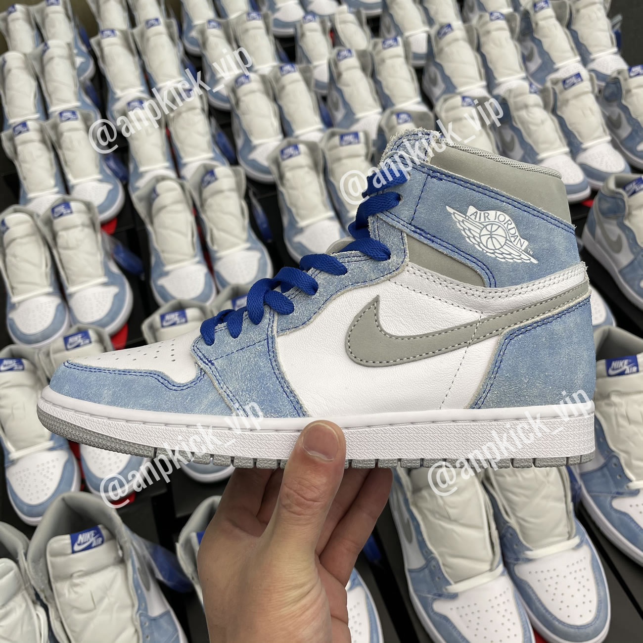 Air Jordan 1 Retro High Og Hyper Royal Anpkick Mens 555088 402 Gs 575441 402 (7) - www.newkick.org