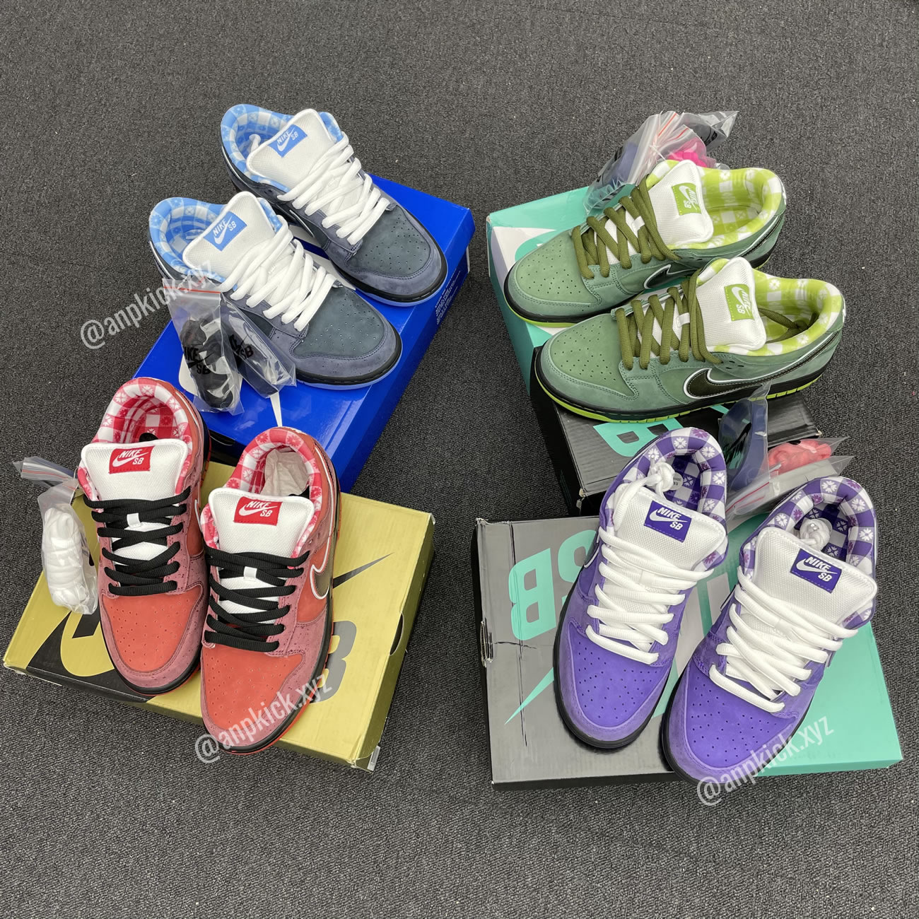 Anpkick Nike Sb Dunk Low Concepts Blue Green Purple Red Lobster 4 Colors (2) - www.newkick.org Anpkick Nike Sb Dunk Low Concepts Blue Green Purple Red Lobster 4 Colors (2) - www.newkick.org