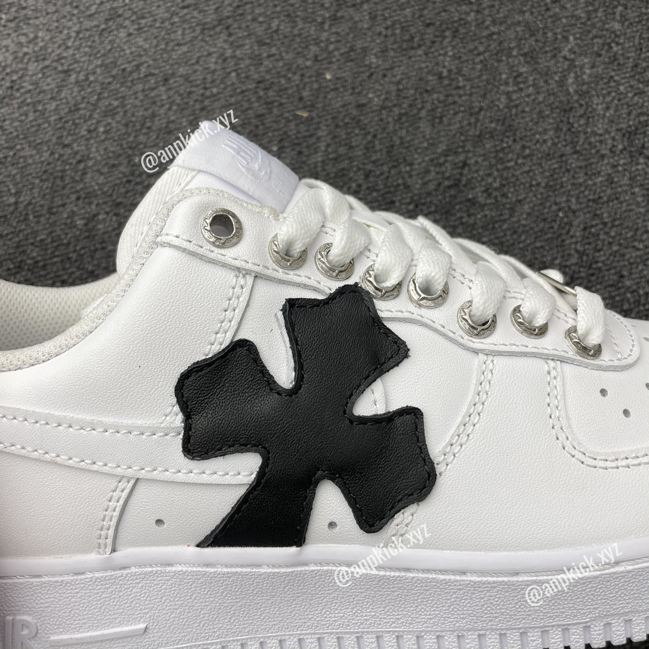 Nike Air Force One Af1 Chrome Hearts Custom Diy 315122 111 (5) - www.newkick.org
