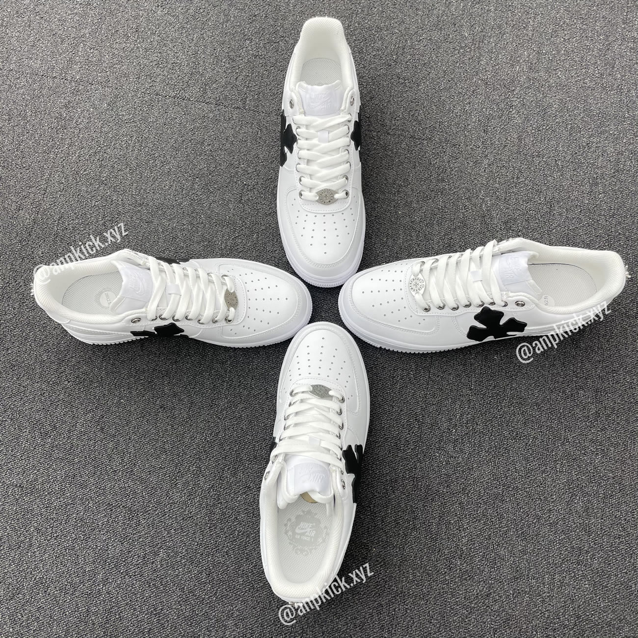 Nike Air Force One Af1 Chrome Hearts Custom Diy 315122 111 (6) - www.newkick.org