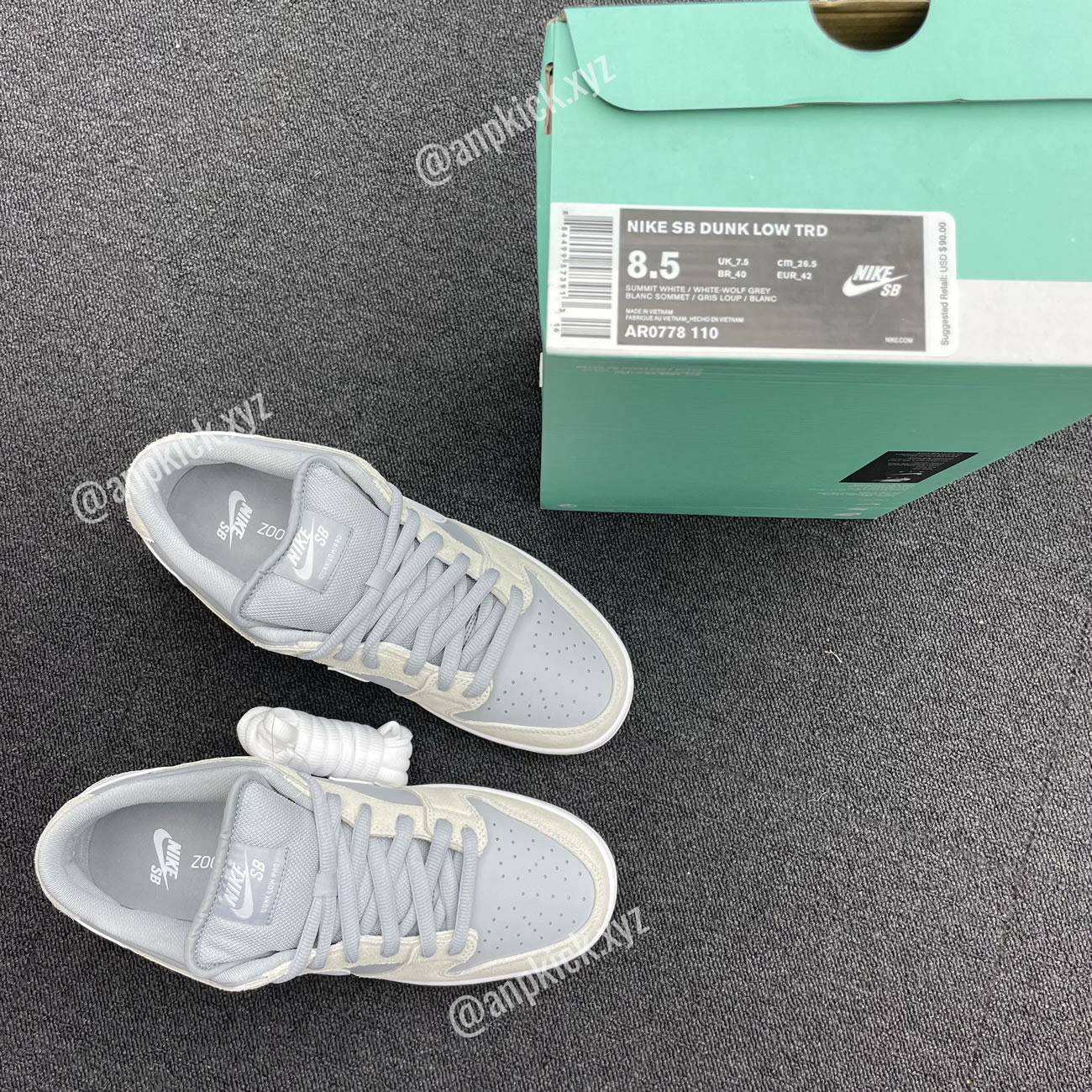 Anpkick Nike Dunk Low Summit White Vast Grey Ar0778 110 (8) - www.newkick.org