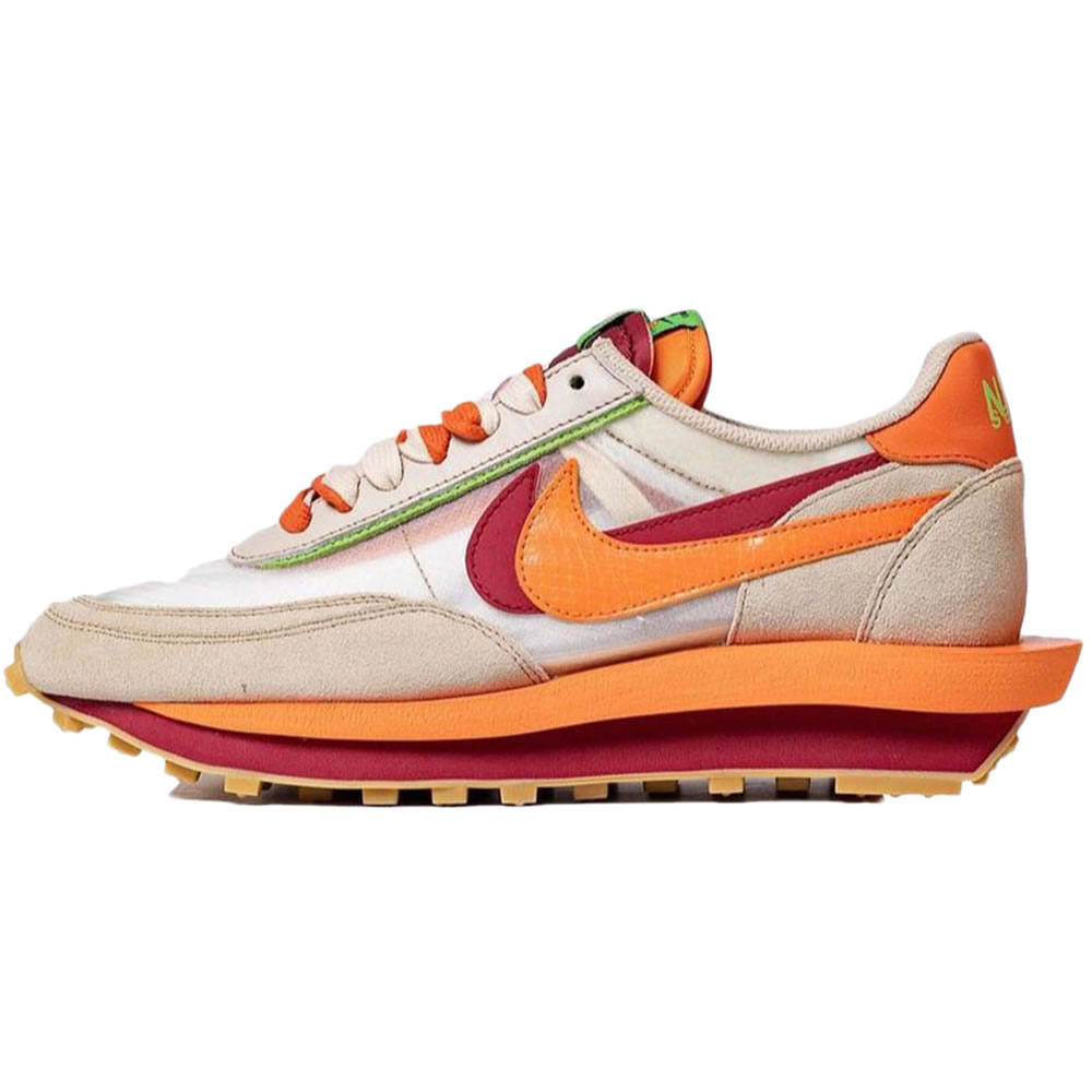 Clot Sacai Nike Ldwaffle Net Orange Blaze Shoes Dh1347 100 (1) - www.newkick.vip