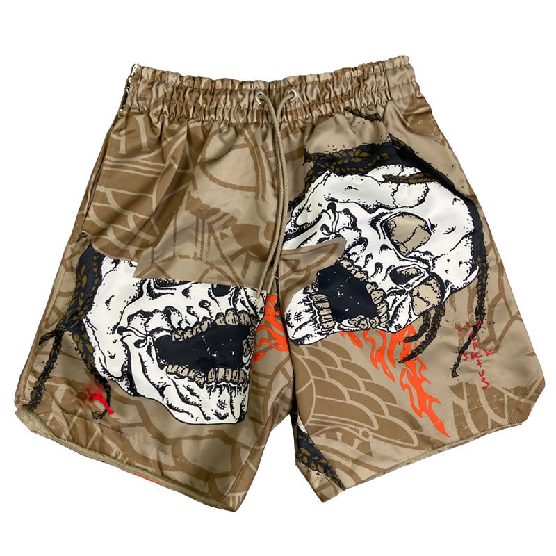 Travis Scott Cactus Jack Jordan Pool Short Khaki (1) - www.newkick.org Travis Scott Cactus Jack Jordan Pool Short Khaki (1) - www.newkick.org