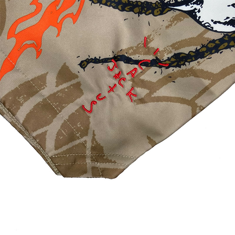 Travis Scott Cactus Jack Jordan Pool Short Khaki (6) - www.newkick.org Travis Scott Cactus Jack Jordan Pool Short Khaki (6) - www.newkick.org