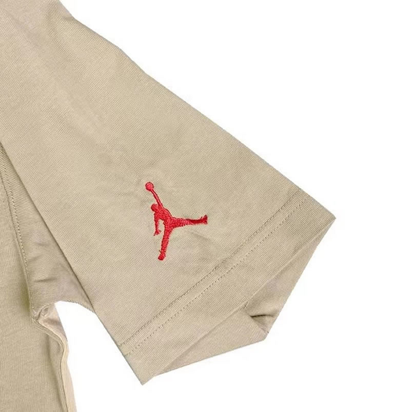 Travis Scott Cactus Jack Jordan T Shirt Khaki Desert (4) - www.newkick.org Travis Scott Cactus Jack Jordan T Shirt Khaki Desert (4) - www.newkick.org