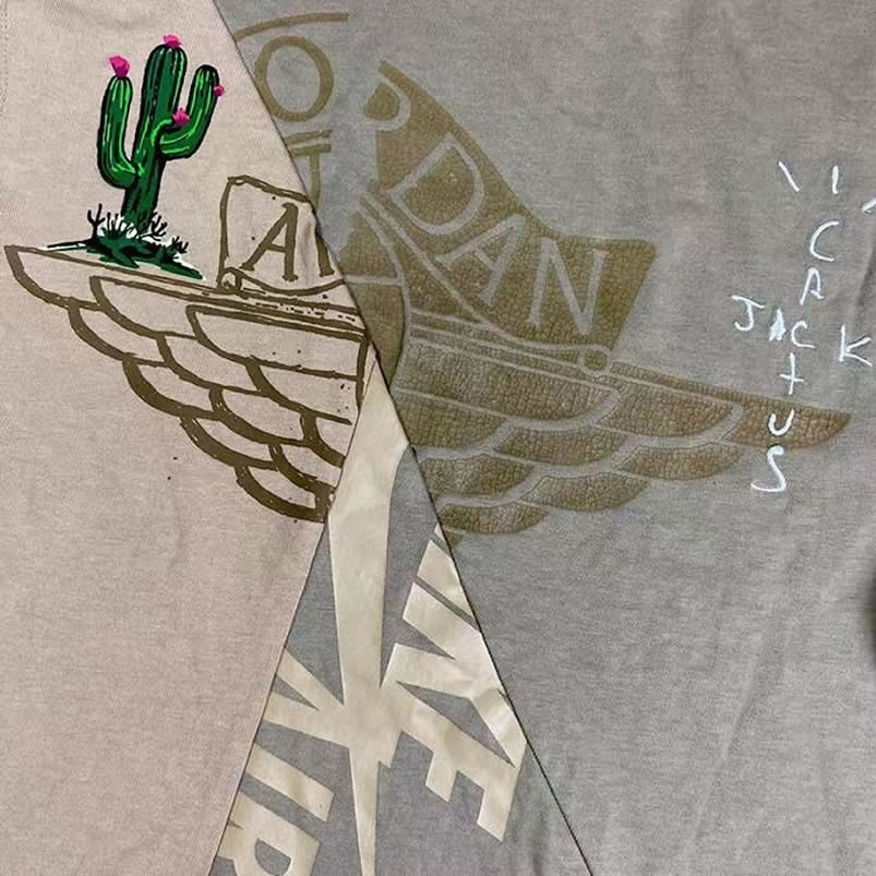 Travis Scott Cactus Jack Jordan T Shirt Khaki Desert (6) - www.newkick.org Travis Scott Cactus Jack Jordan T Shirt Khaki Desert (6) - www.newkick.org