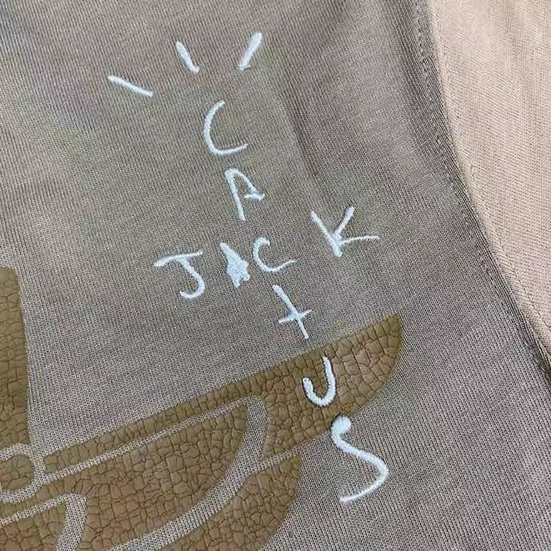 Travis Scott Cactus Jack Jordan T Shirt Khaki Desert (7) - www.newkick.org Travis Scott Cactus Jack Jordan T Shirt Khaki Desert (7) - www.newkick.org