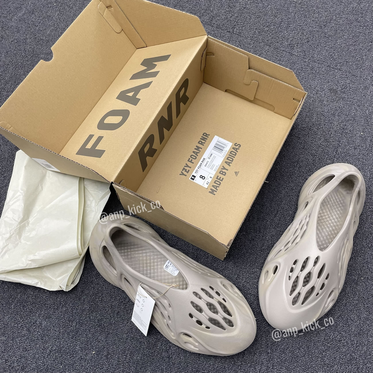 Adidas Yeezy Foam Runner Stone Sage Anpkick Gx4472 (5) - www.newkick.org Adidas Yeezy Foam Runner Stone Sage Anpkick Gx4472 (5) - www.newkick.org