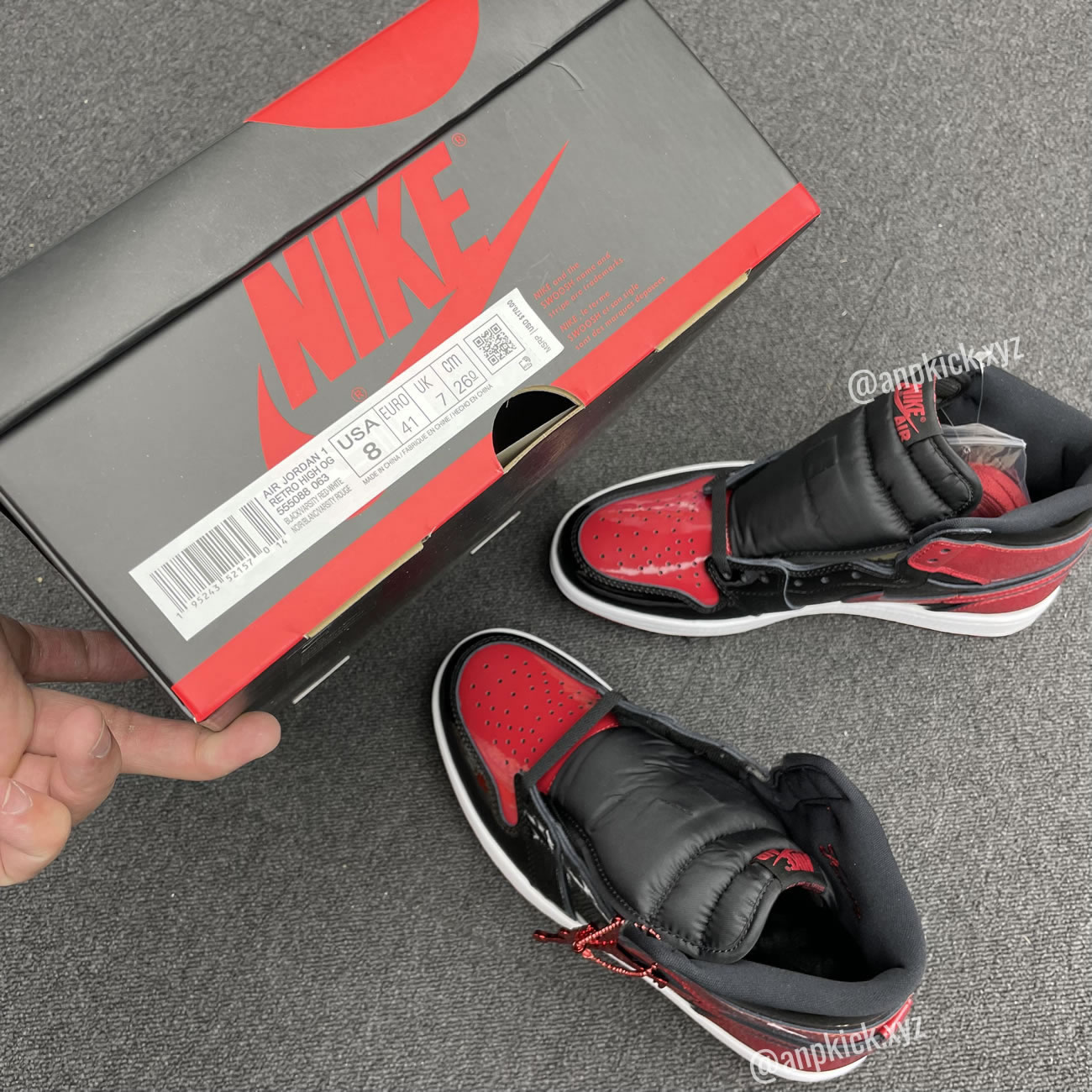 Air Jordan 1 High Og Bred Patent 555088 063 (7) - www.newkick.org Air Jordan 1 High Og Bred Patent 555088 063 (7) - www.newkick.org