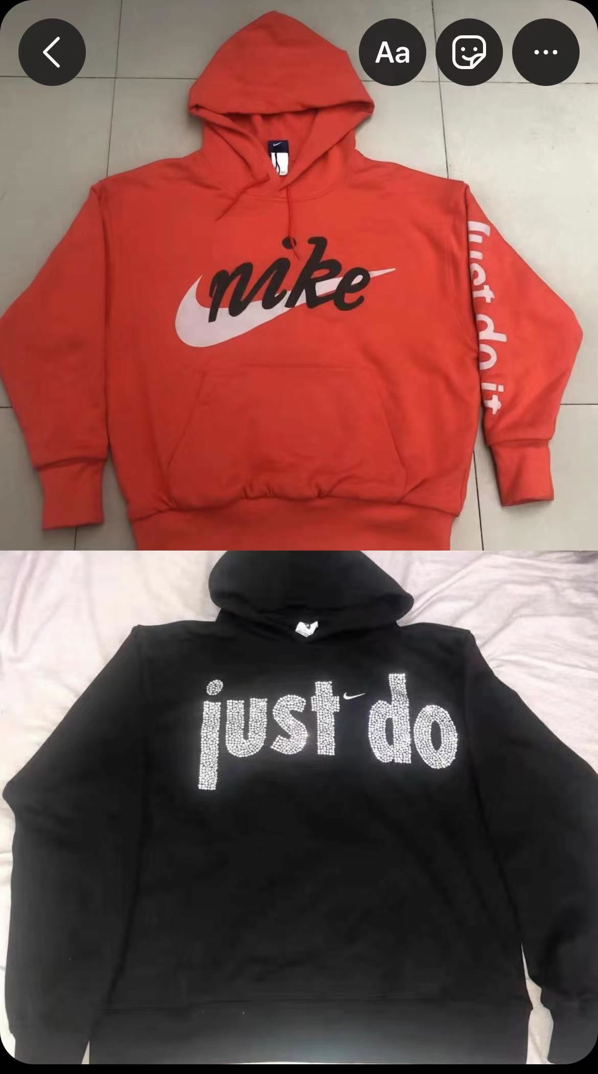 Nike Just Do It Hoodie Black Orange (2) - www.newkick.org Nike Just Do It Hoodie Black Orange (2) - www.newkick.org