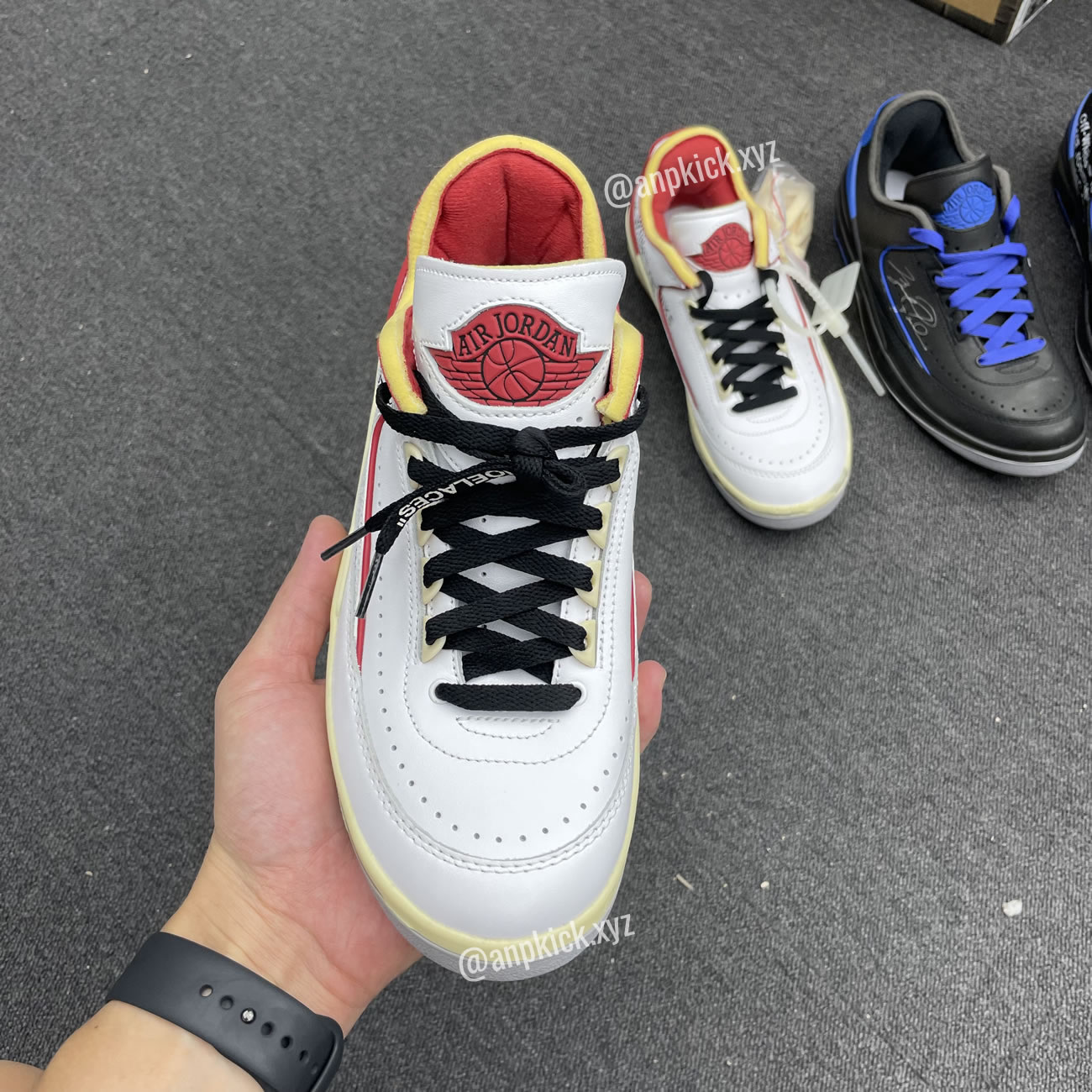 Off White Air Jordan 2 Low White Red (2) - www.newkick.org