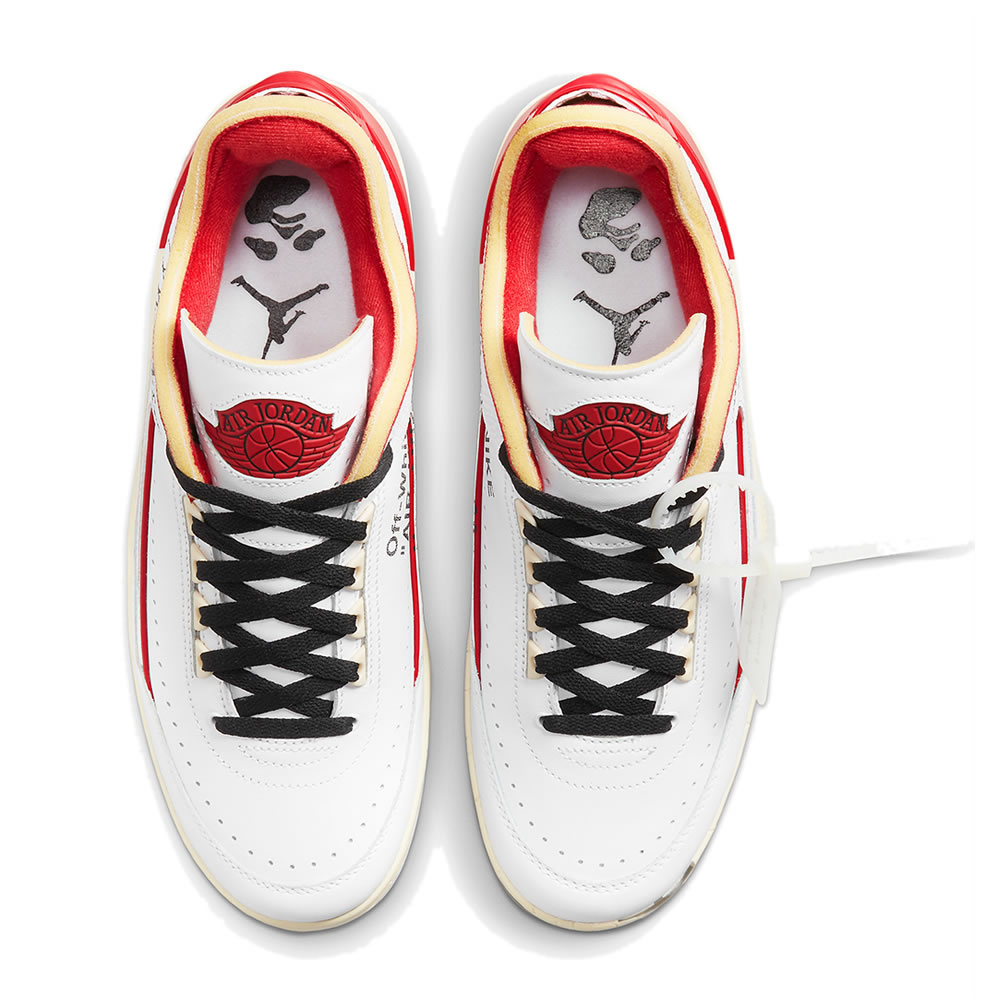 Off White Air Jordan 2 White Varsity Red Black Dj4375 106 (4) - www.newkick.org