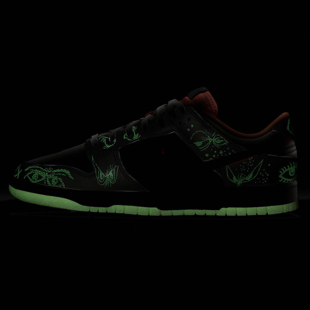 Nike Dunk Low Halloween Sail Starfish Black Dd3357 100 (4) - www.newkick.org