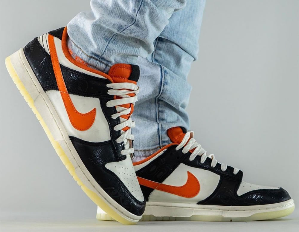 Nike Dunk Low Halloween Sail Starfish Black Dd3357 100 On Feet (4) - www.newkick.org