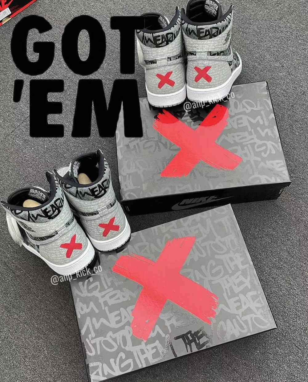 Air Jordan 1 High Og Anpkick Rebellionaire Black White Particle Grey 555088 036 (0) - www.newkick.org