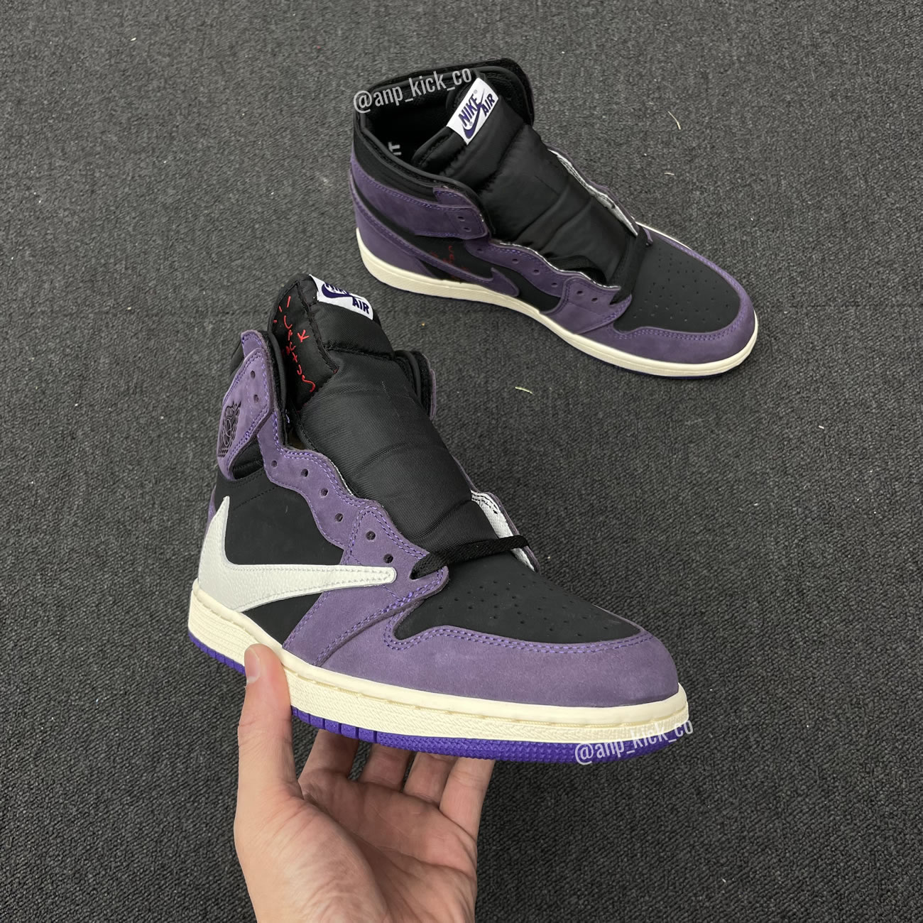 Travis Scott Air Jordan 1 High Og Sp Purple Black Anpkick Custom Making (2) - www.newkick.org Travis Scott Air Jordan 1 High Og Sp Purple Black Anpkick Custom Making (2) - www.newkick.org