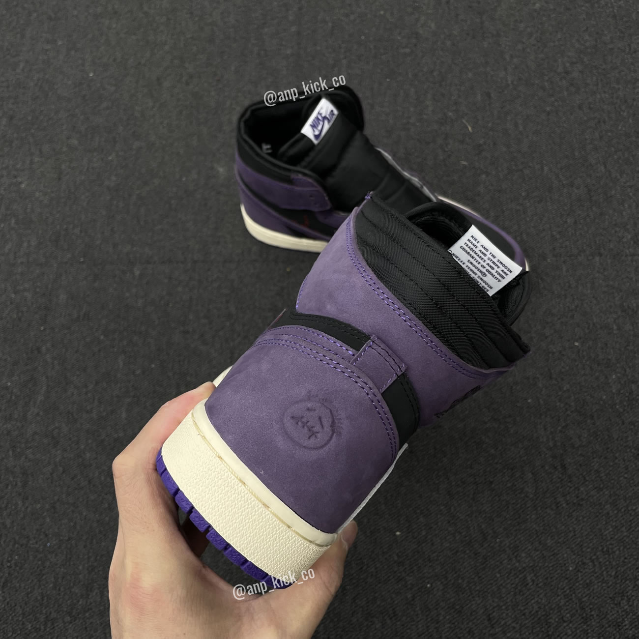 Travis Scott Air Jordan 1 High Og Sp Purple Black Anpkick Custom Making (3) - www.newkick.org Travis Scott Air Jordan 1 High Og Sp Purple Black Anpkick Custom Making (3) - www.newkick.org
