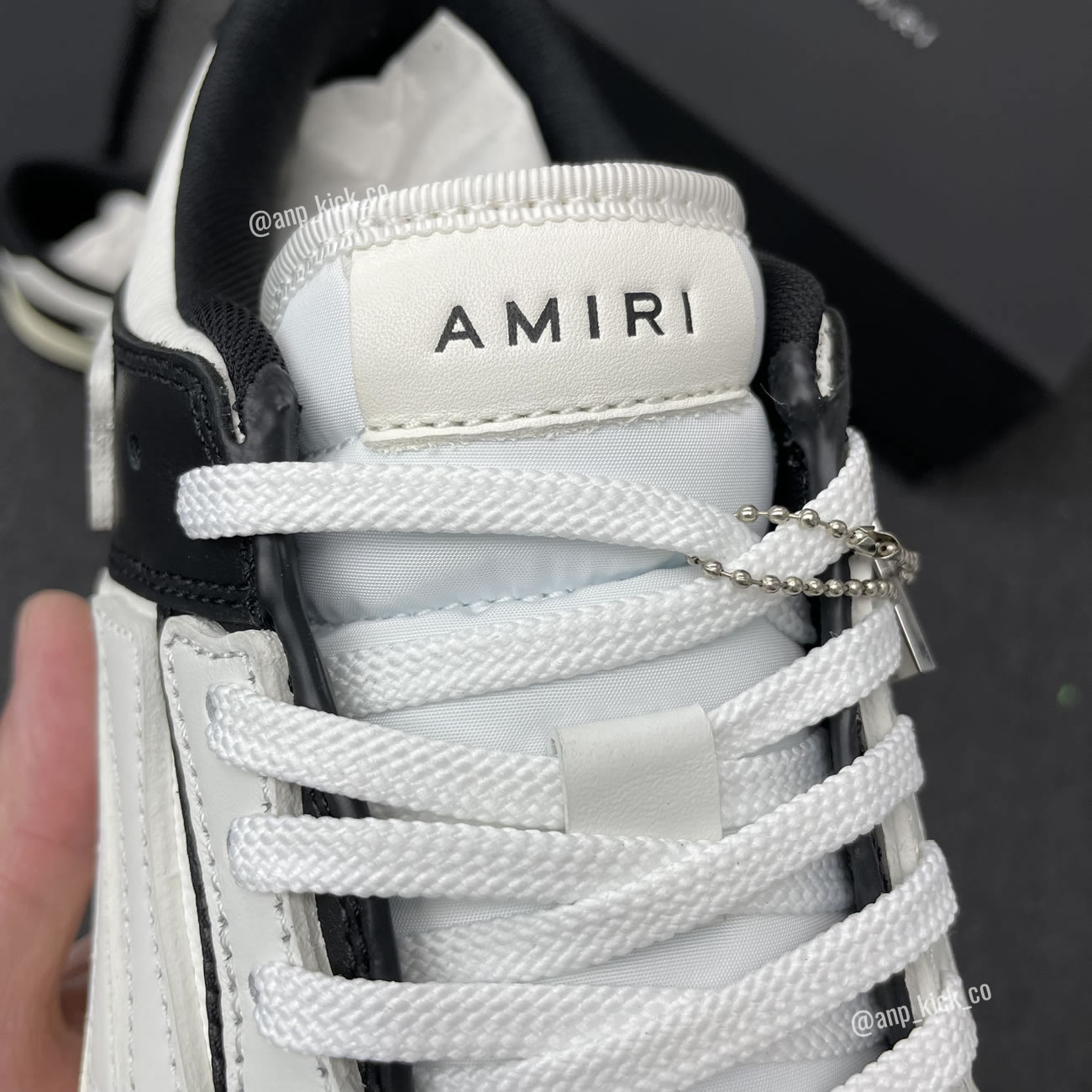 A M I R I Skel Top Low Leather Sneakers Black White Anpkick Mfs003 000 (4) - www.newkick.org A M I R I Skel Top Low Leather Sneakers Black White Anpkick Mfs003 000 (4) - www.newkick.org