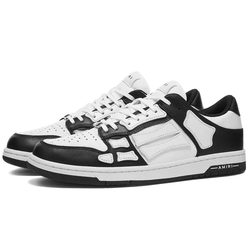 A M I R I Skel Top Low Leather Sneakers Black White Mfs003 000 (2) - www.newkick.org A M I R I Skel Top Low Leather Sneakers Black White Mfs003 000 (2) - www.newkick.org