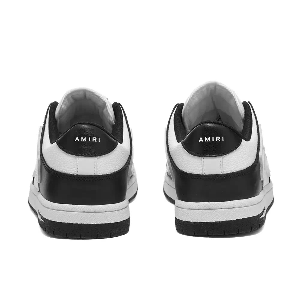 A M I R I Skel Top Low Leather Sneakers Black White Mfs003 000 (4) - www.newkick.org A M I R I Skel Top Low Leather Sneakers Black White Mfs003 000 (4) - www.newkick.org
